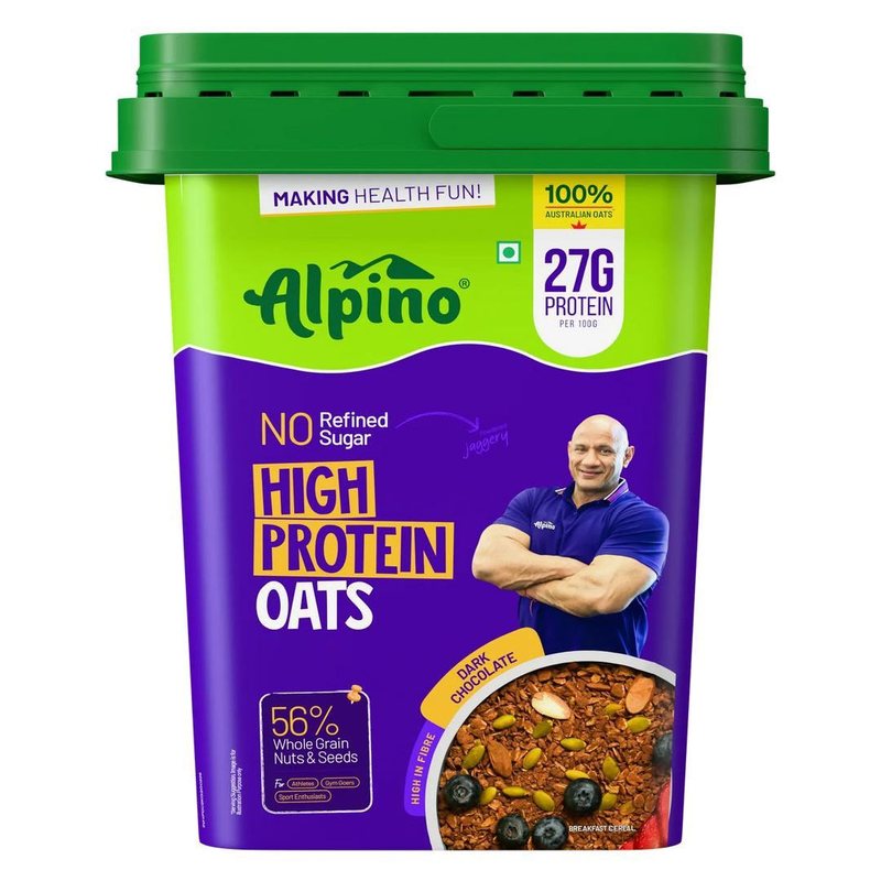 Alpino High Protein Oats, Dark Chocolate