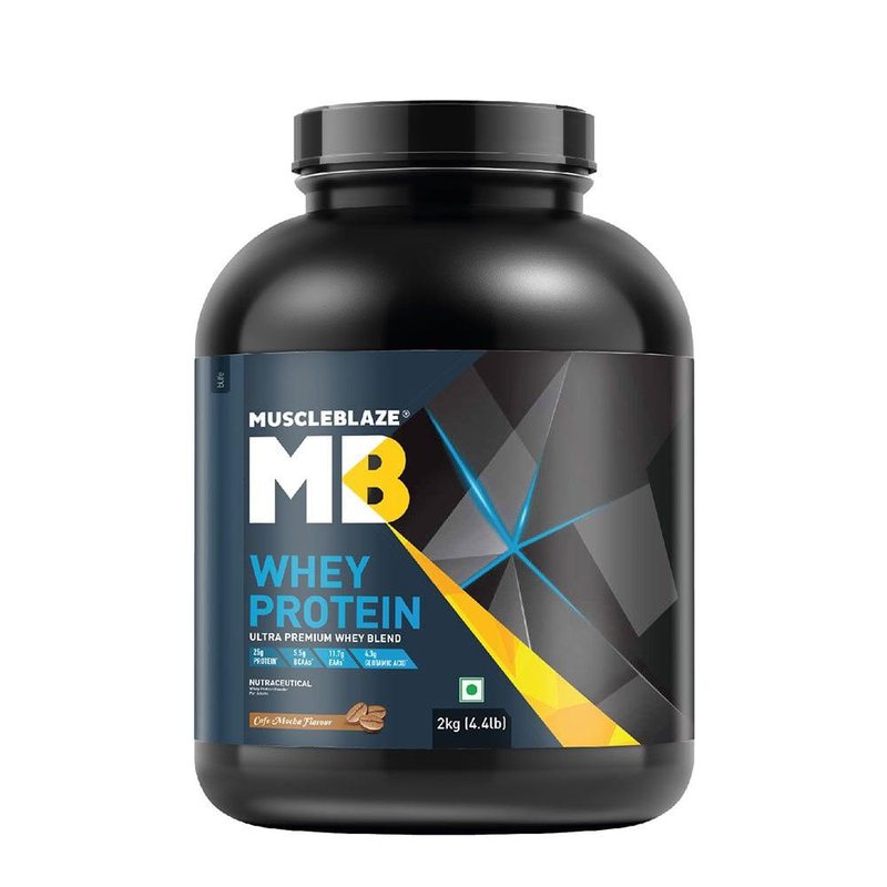 MuscleBlaze Whey Protein — Ultra Premium Blend, Café Mocha
