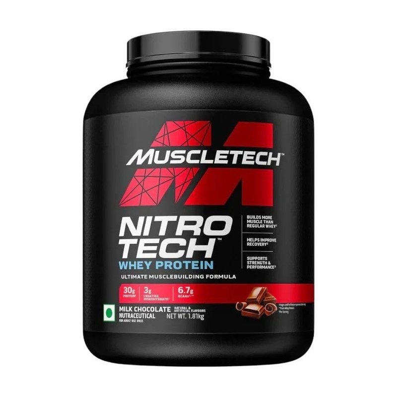 MuscleTech Nitro-Tech Whey Protein, Milk Chocolate