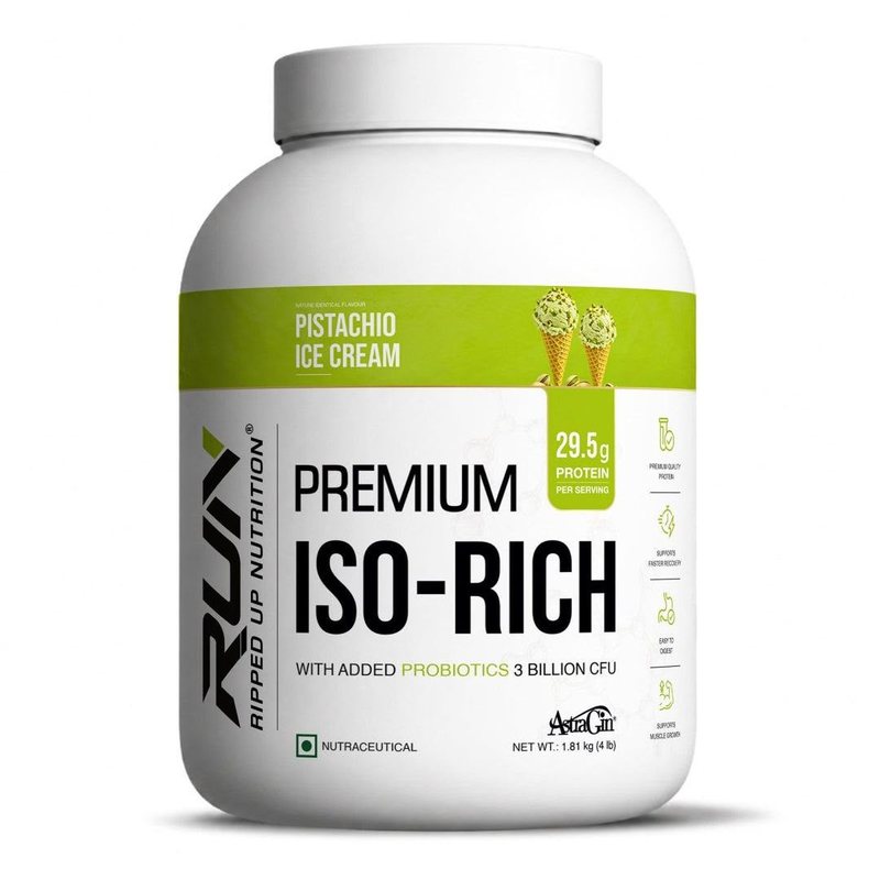 Ripped Up Nutrition Premium Iso-Rich Whey, Pistachio Ice Cream